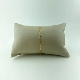Pulseira Groumet Folheado a Ouro 18k