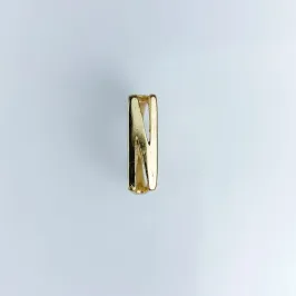 Anel Ajustável Letra N Folheado a Ouro 18k
