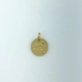 Pingente Mãe Te Amo Folheado a Ouro 18k