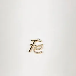 Pingente Fé em Zircônias Coloridas Folheado a Ouro 18k