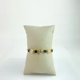 Pulseira Cartier com Zircônias Folheado a Ouro 18k