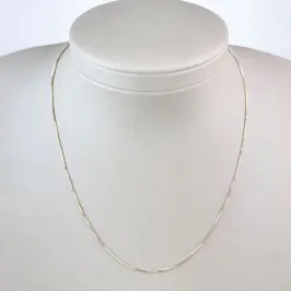 Colar Veneziana L12 Banhado a Ouro 18K