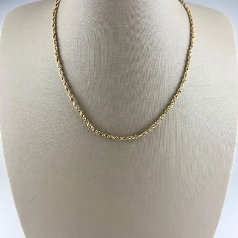 Colar Cordão Baiano Folheado a Ouro 18k