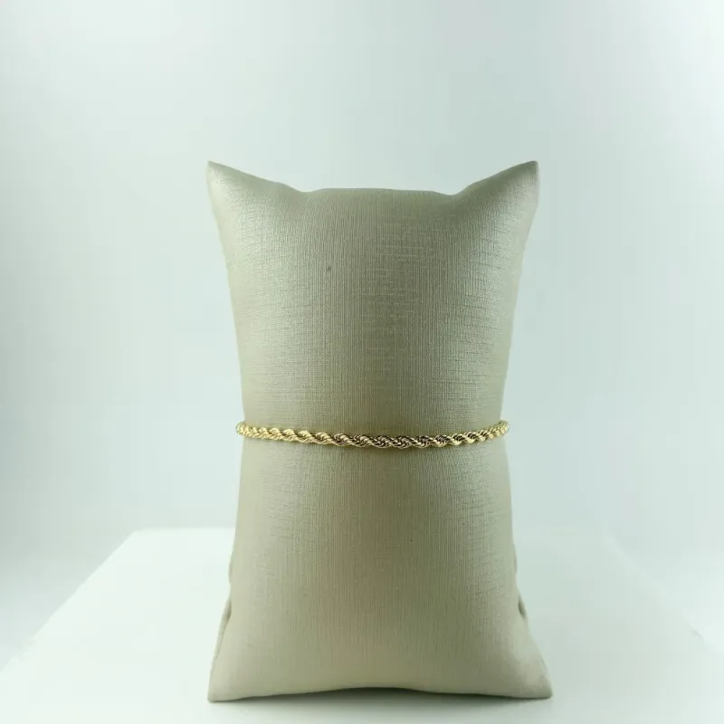 Pulseira Cordão Baiano Folheado a Ouro 18k