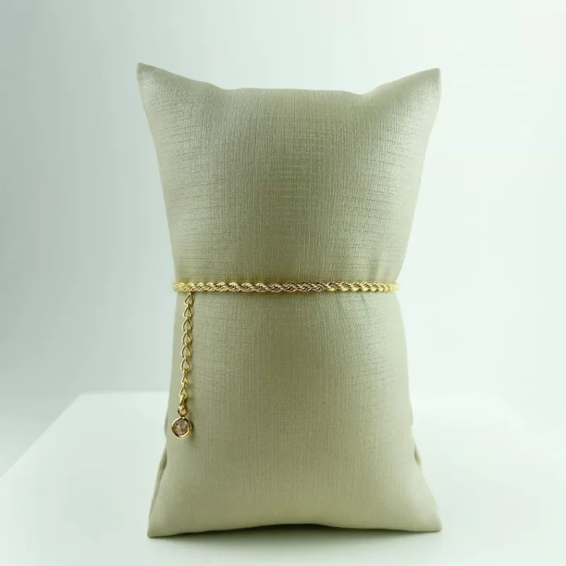 Pulseira Cordão Baiano Folheado a Ouro 18k