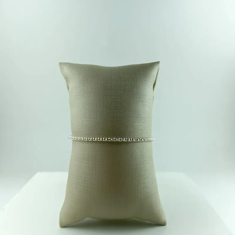Pulseira Prata Rabo de Gato em Prata 925
