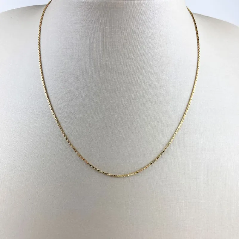 Colar Veneziana Folheada a Ouro 18k