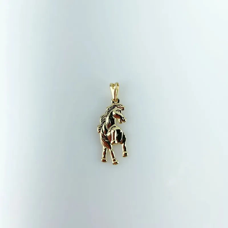Pingente Cavalo Folheado a Ouro 18k