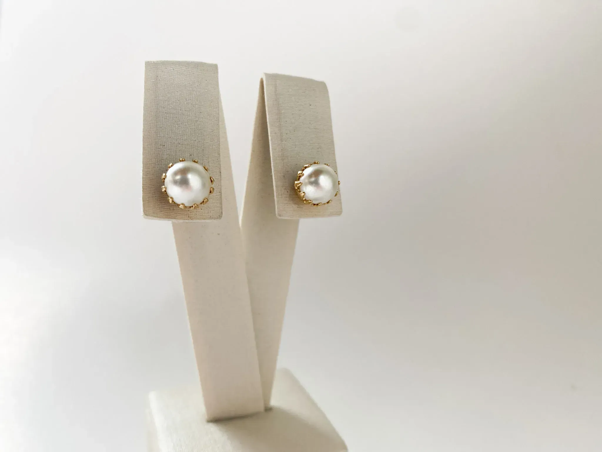 Brinco de Pérola Folheado a Ouro 18k