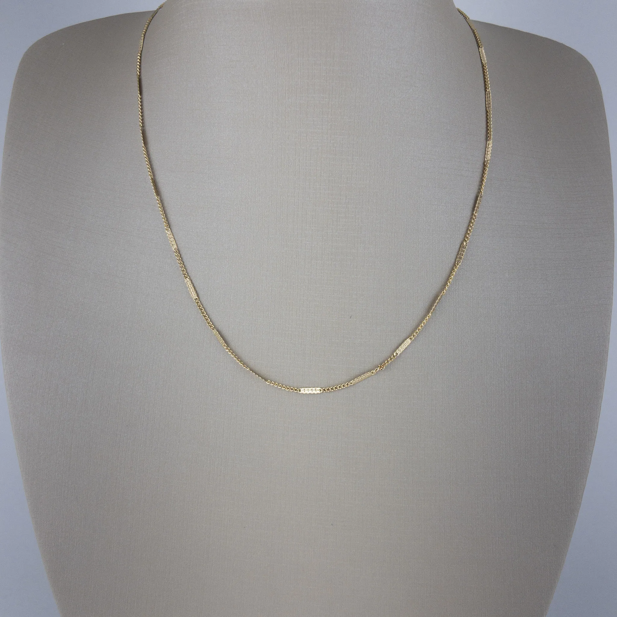 Colar Groumet Folheada a Ouro 18k