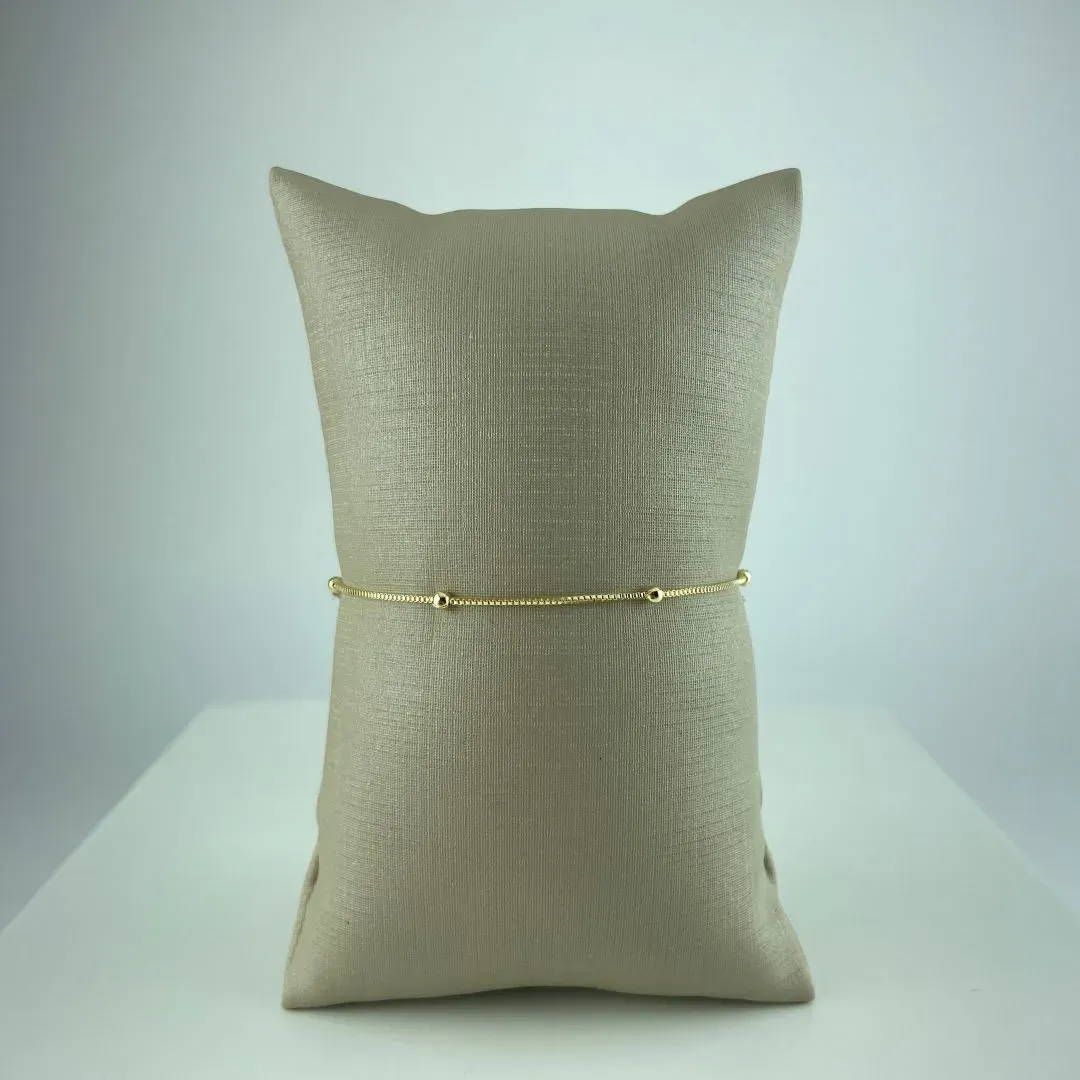 Pulseira Bolinhas Folheado a Ouro 18k