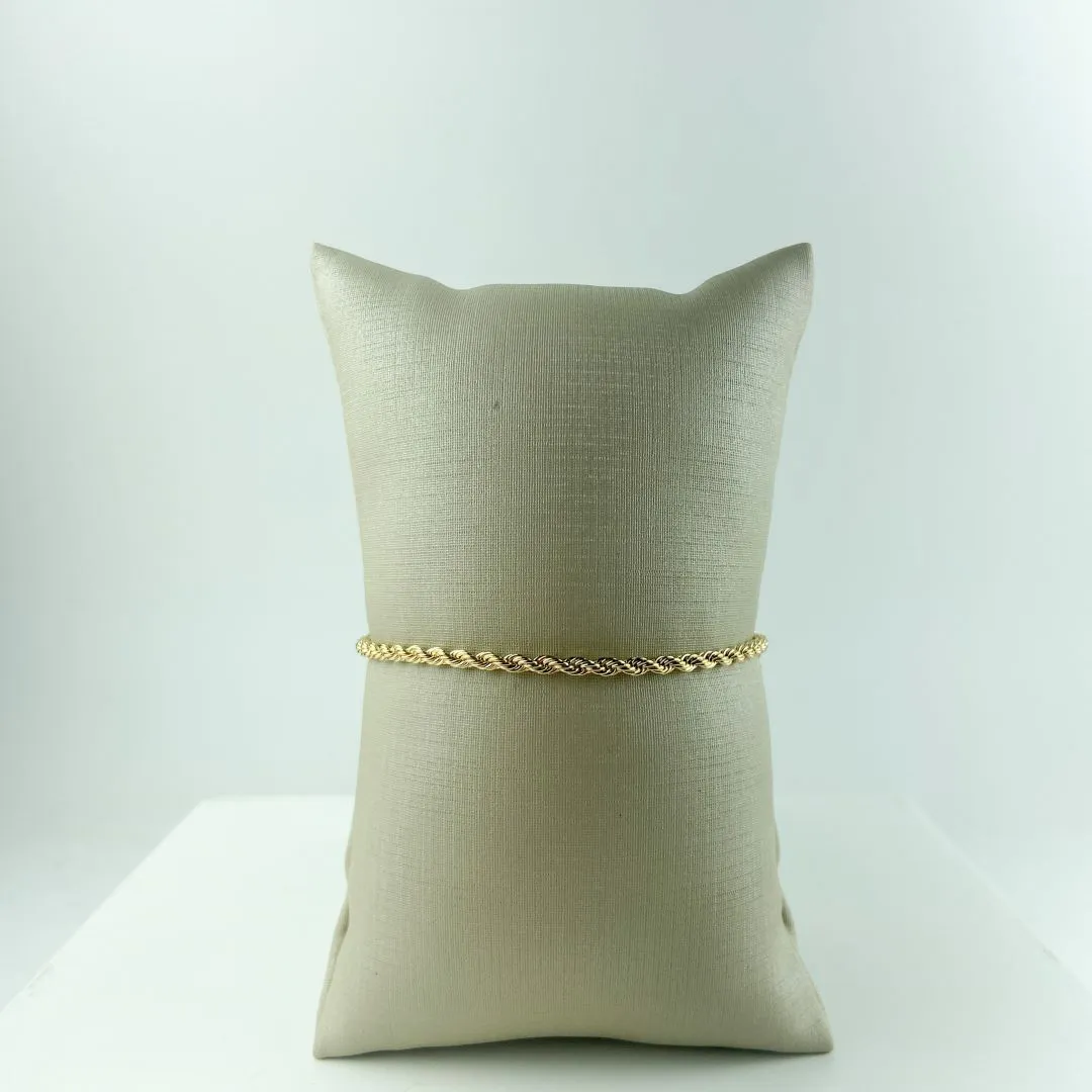 Pulseira Cordão Baiano Folheado a Ouro 18k