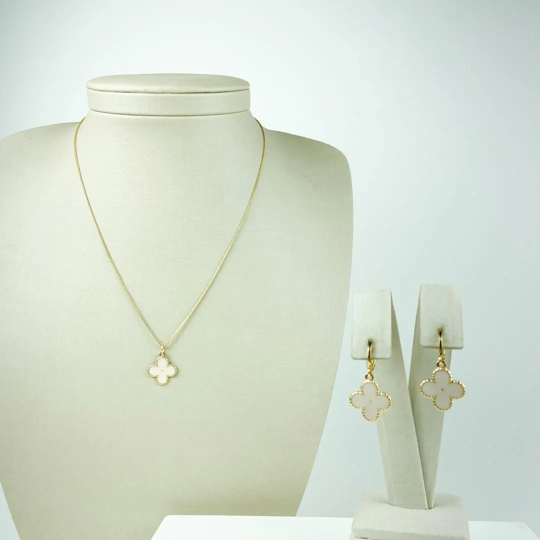 Conjunto Colar Veneziana com Pingente Perolado Inspiração Virginia Fonseca Folheado a Ouro 18k Conjunto Colar Veneziana com Pingente Perolado Inspiração Virginia Fonseca Folheado a Ouro 18k