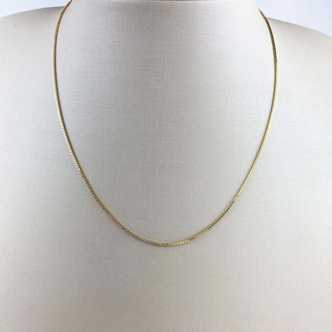 Colar Veneziana Folheada a Ouro 18k