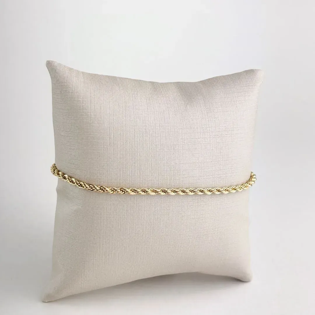 Pulseira Cordão Baiano Folheado a Ouro 18k