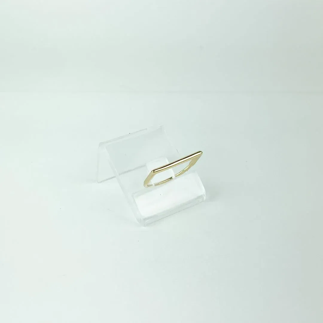 Anel Fio Redondo Folheado a Ouro 18k